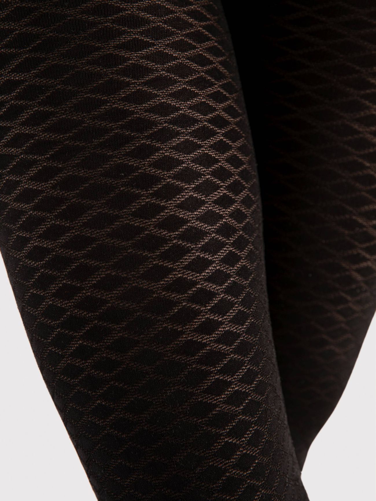  Rajstopy damskie w geometryczny wzór - Aquatic 40 den - Fiore - CN040TG6099A2 black 