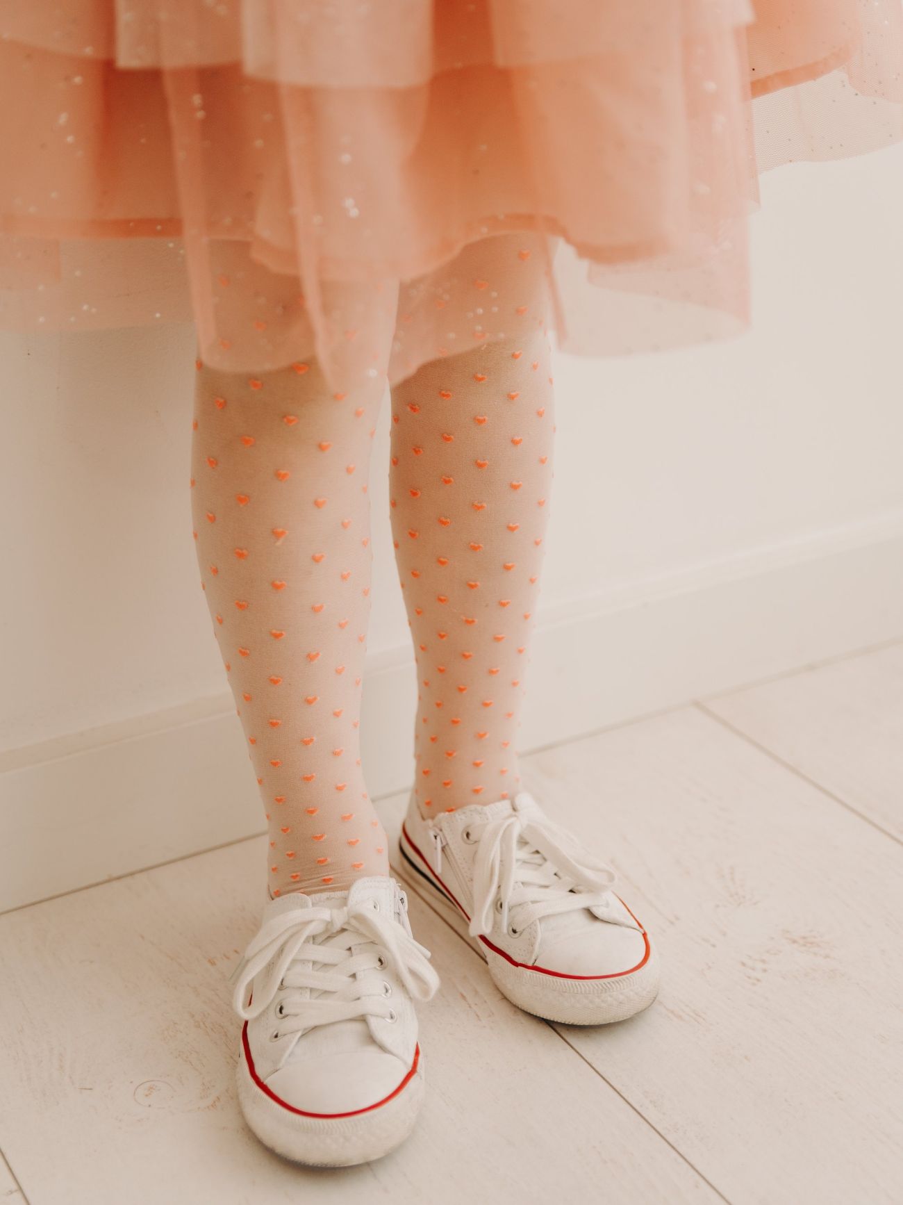  Rajstopy dziecięce w serca - Hearty 15 den - Fiore - CN015MY5100A1 white 